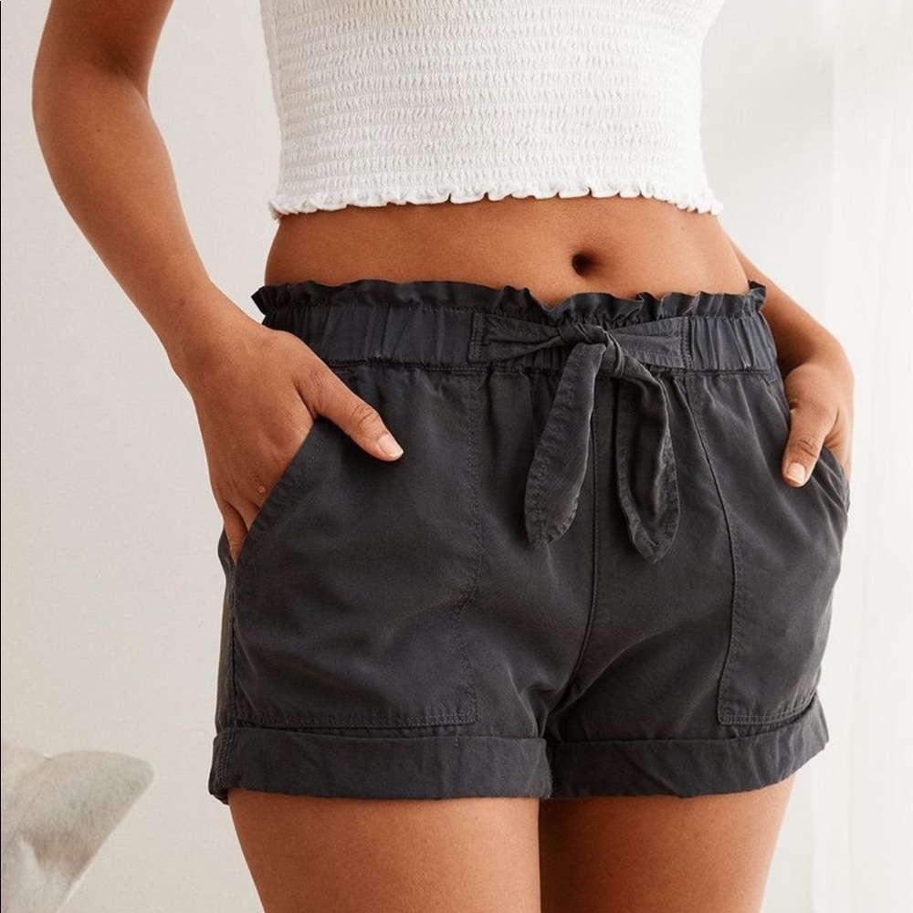 Aerie Camp Shorts size Medium “Smoked Grey”